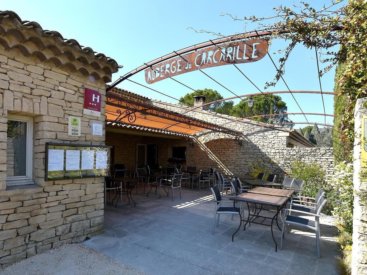 Hotel Carcarille Restaurant Le C Gordes Exterior foto